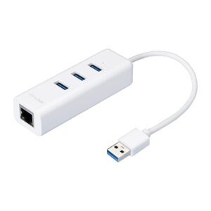 هاب 3 پورت USB 3.0 و کارت شبکه تی پی-لینک مدل UE330