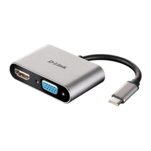 هاب دی لینک USB-C به VGA/HDMI مدل DUB-V210