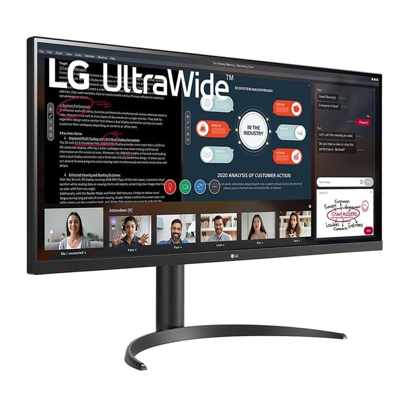مانیتور ال جی 34 اینچی مدل UltraWide LG34WP550 مانیتور ال جی 34 اینچی مدل UltraWide LG34WP550 - Image 3