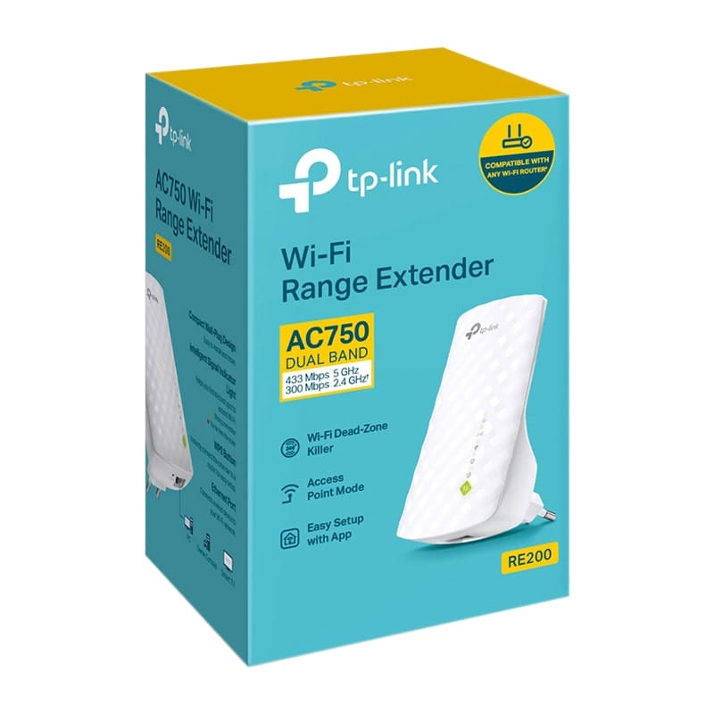 توسعه دهنده شبکه بی سیم تی پی-لینک مدل RE200 AC750 توسعه دهنده شبکه بی سیم تی پی-لینک مدل RE200 AC750 - Image 4